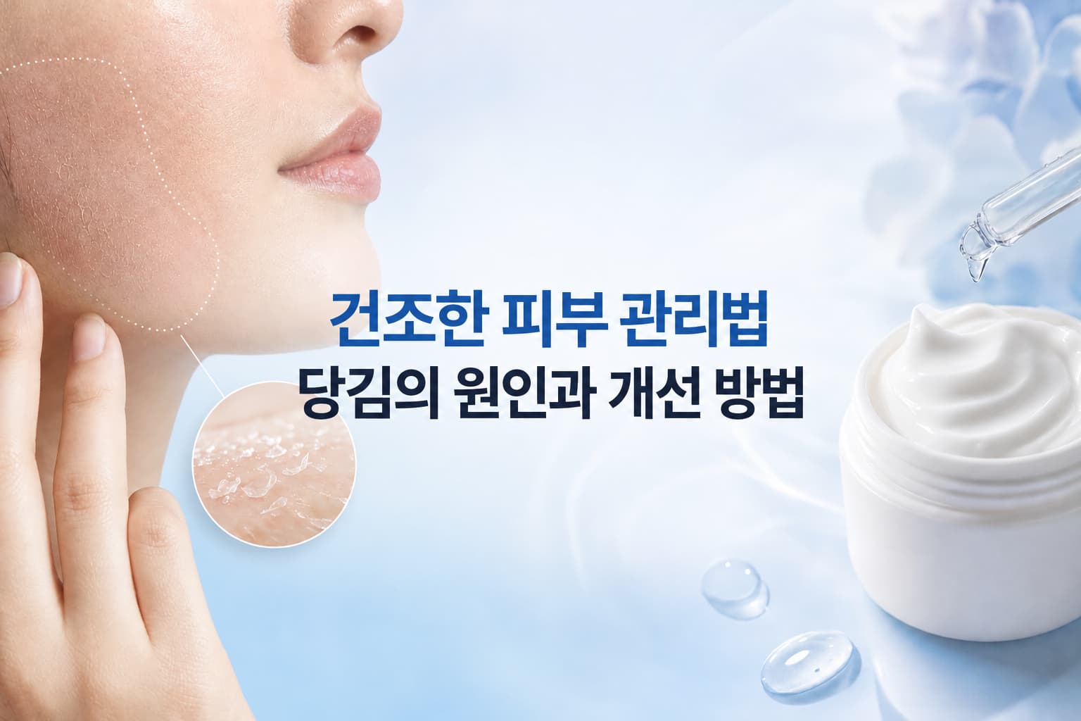 건조한 피부 관리법_반복되는 당김의 원인과 개선 방법