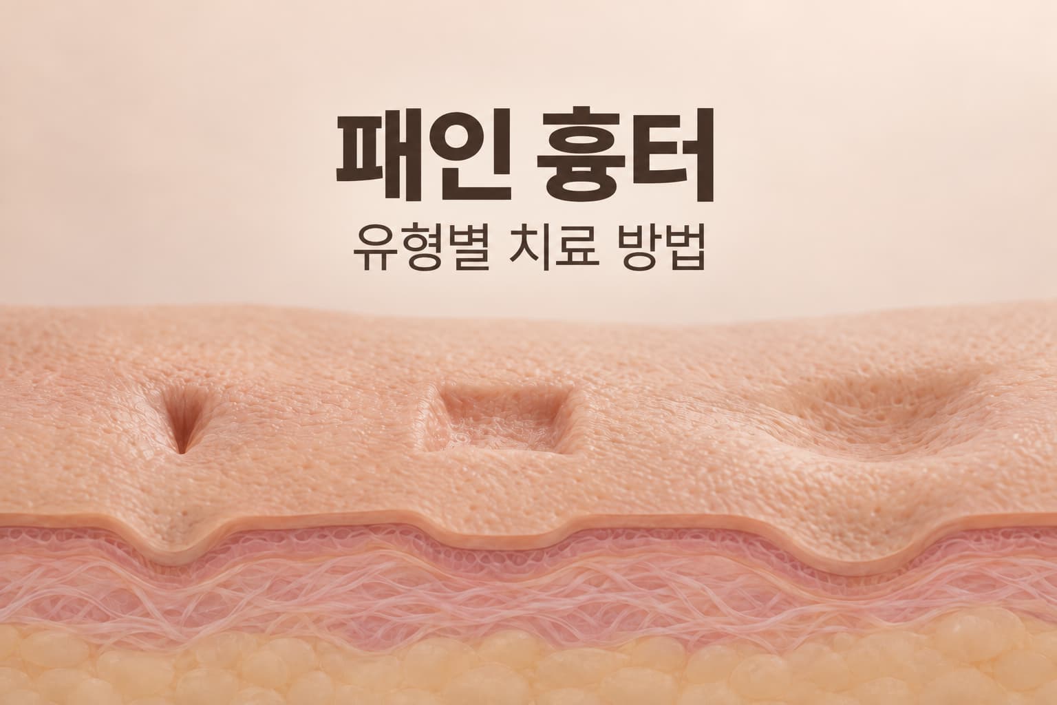 패인 흉터 치료는 몇 회 받아야 할까_유형별 치료 방법과 회복기간