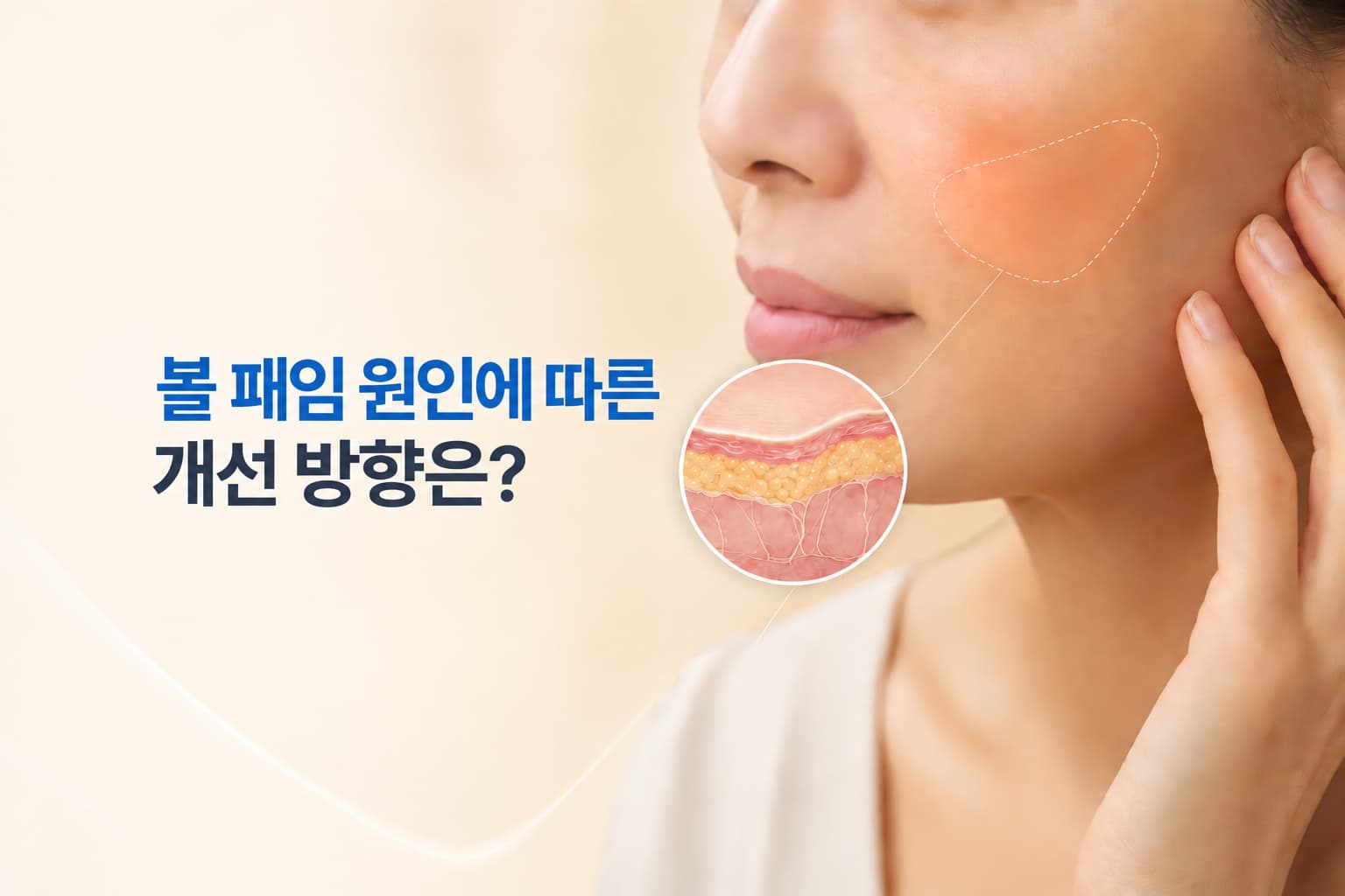 볼 패임 원인은 무엇일까_볼륨 부족_처짐에 따른 개선 시술 선택 기준