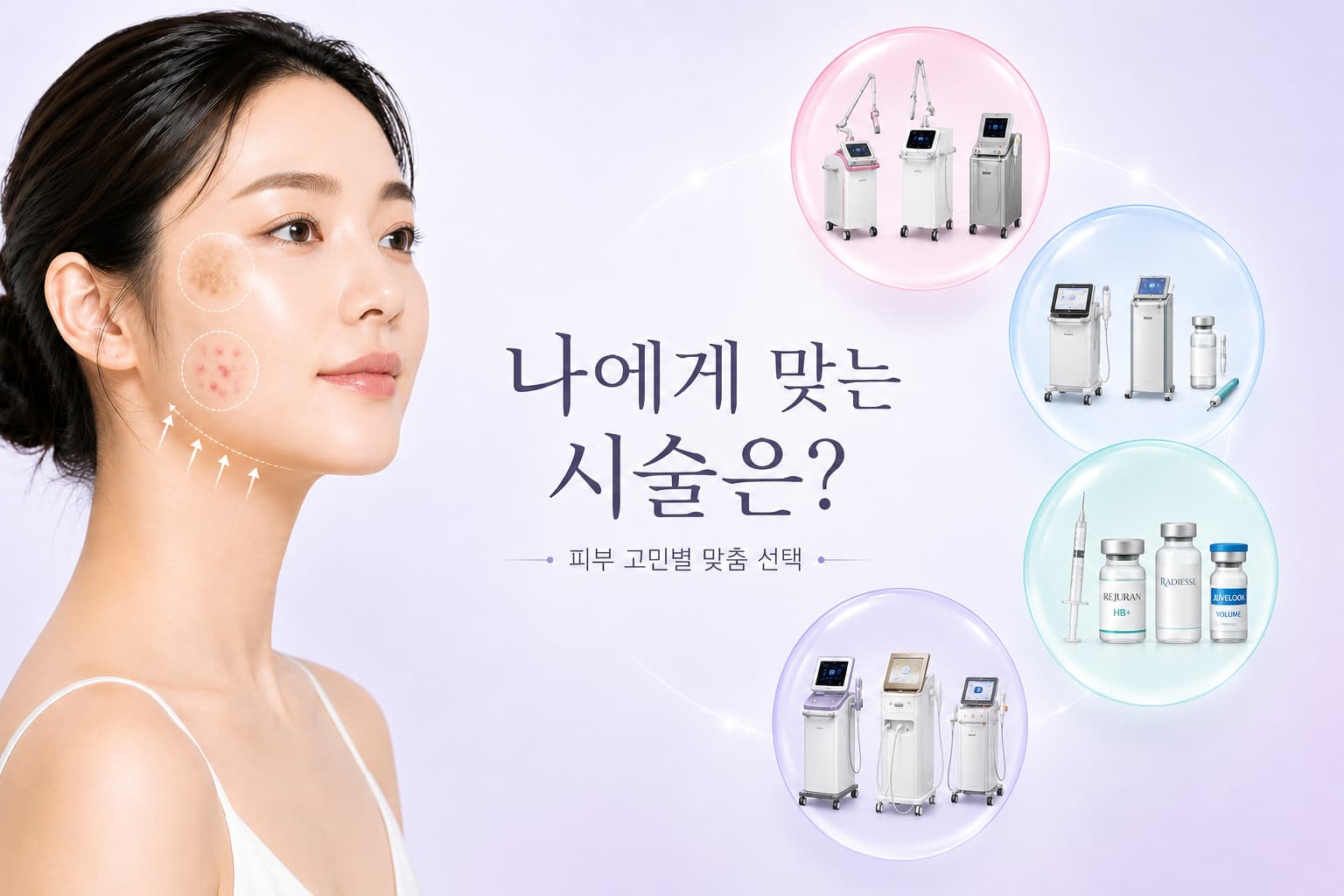 피부과시술 종류 총정리, 피부 고민별 시술 효과와 선택 방법까지